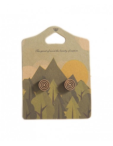 Wooden Earrings - Circle