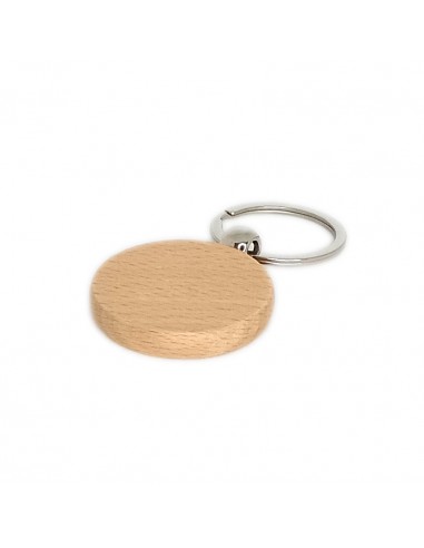 Wooden Key Ring - Customizable round