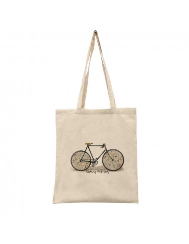 Tote Bag - Maps Bicycle