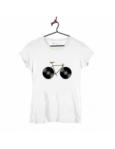 Camiseta Mujer - Bici discos