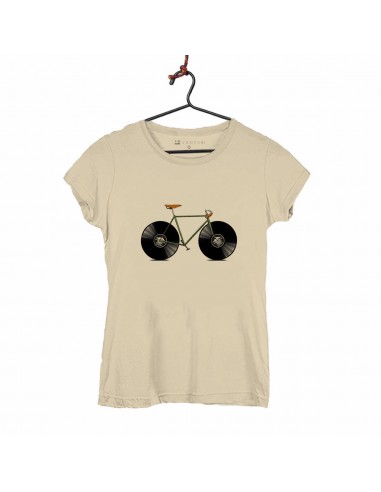 Camiseta Mujer - Bici discos