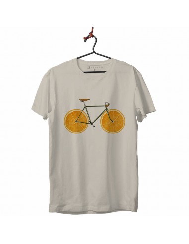 Camiseta Unisex - Bici naranjas