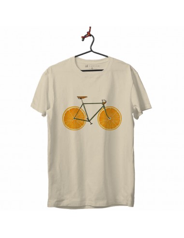 Camiseta Unisex - Bici naranjas