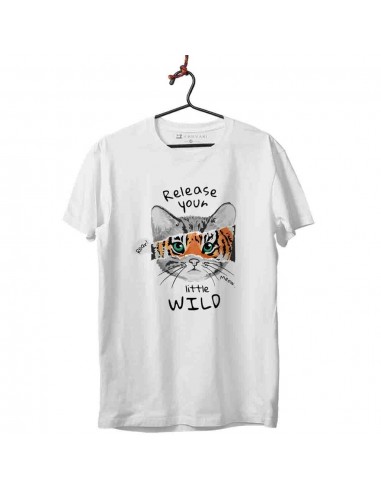 Camiseta Kids - Gato little Wild