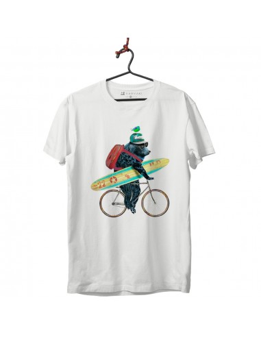 Kids T-shirt - Bear surfer