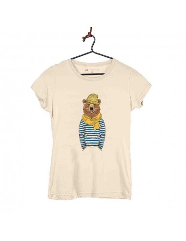 Women's T-shirt - Bear Scarf