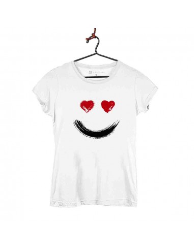 Woman T-shirt - Smile Hearts