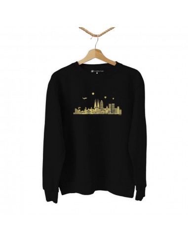 Unisex Sweatshirt - Skyline BCN Gold