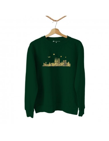 Unisex Sweatshirt - Skyline BCN Gold