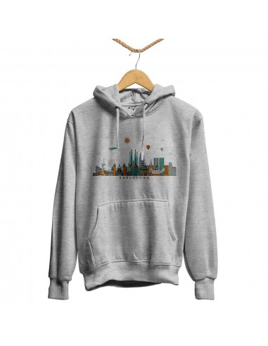 Sudadera Unisex - Skyline BCN hoodie