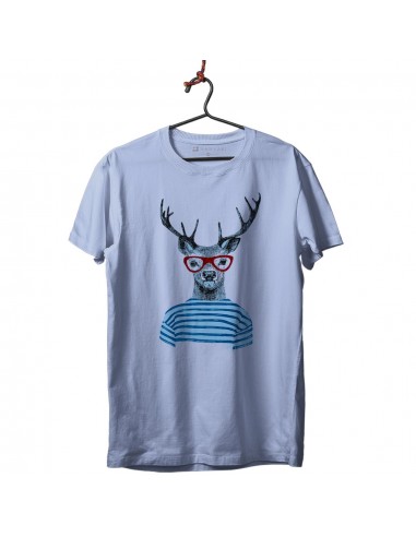 Camiseta Unisex - Ciervo camisa a rayas