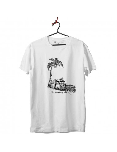 Unisex T-shirt - Van palm tree Majorca
