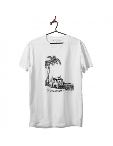 Unisex T-shirt - Saint-Tropez palm...