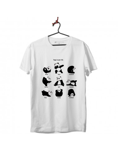 Camiseta Unisex  - Pandas Yoga