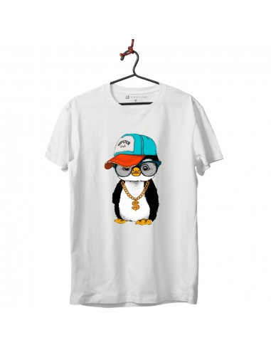 Camiseta Unisex  - Pingüino rapero